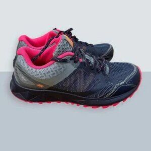 NEW BALANCE Women’s Trail Running Sneakers – Navy & Pink–Athletic Shoes-Size 7